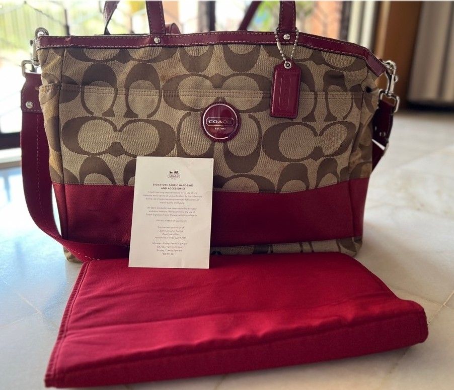 Coach Baby Bag, Babies & Kids, Going Out, Diaper Bags & Wetbags on