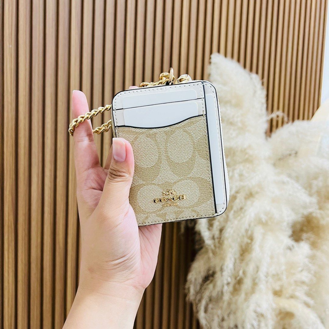 Coach Zip Card Case on Carousell