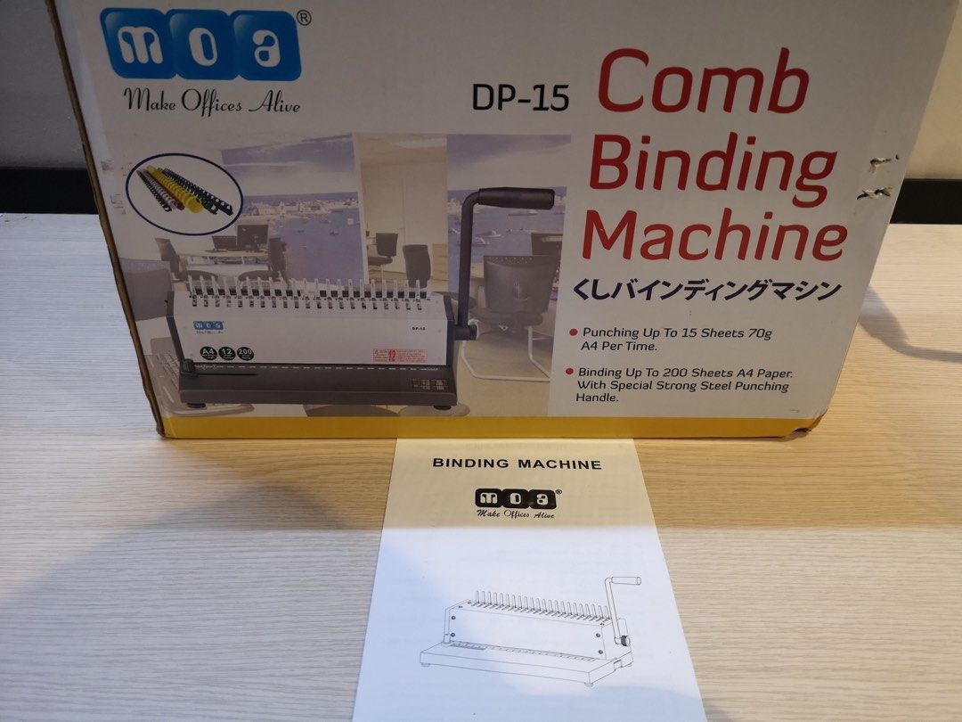 Comb Binding Machine, Hobbies & Toys, Stationery & Craft, Craft