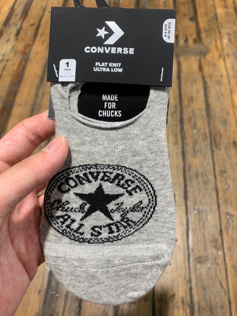 Converse flat knit deals ultra low socks
