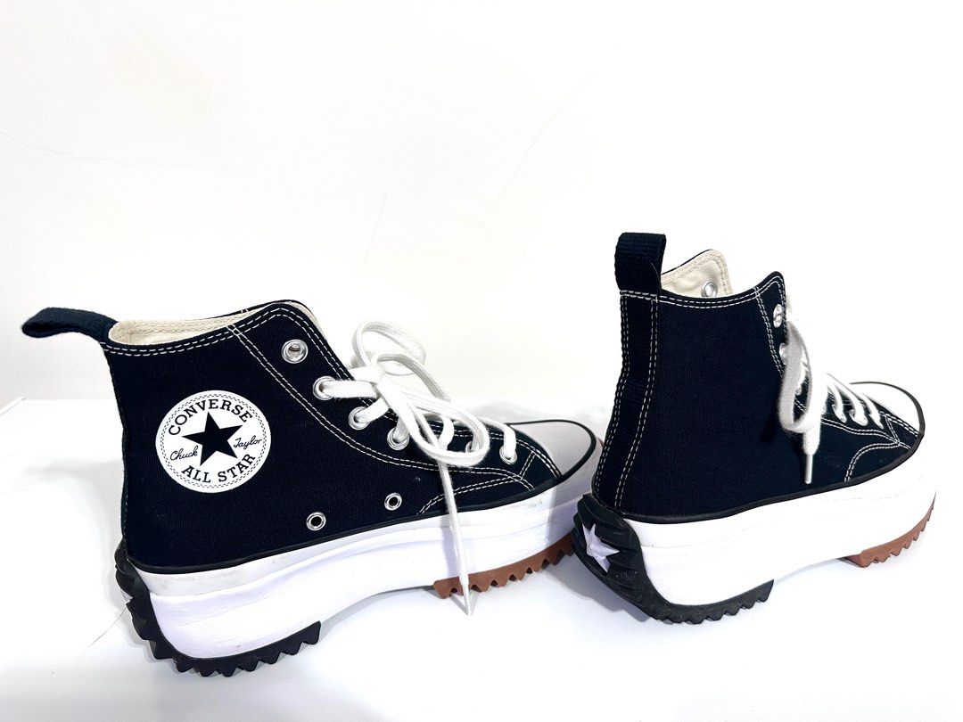 Converse Run Star Hike 鋸齒厚底高筒帆布鞋EUR38/23.5cm, 她的時尚
