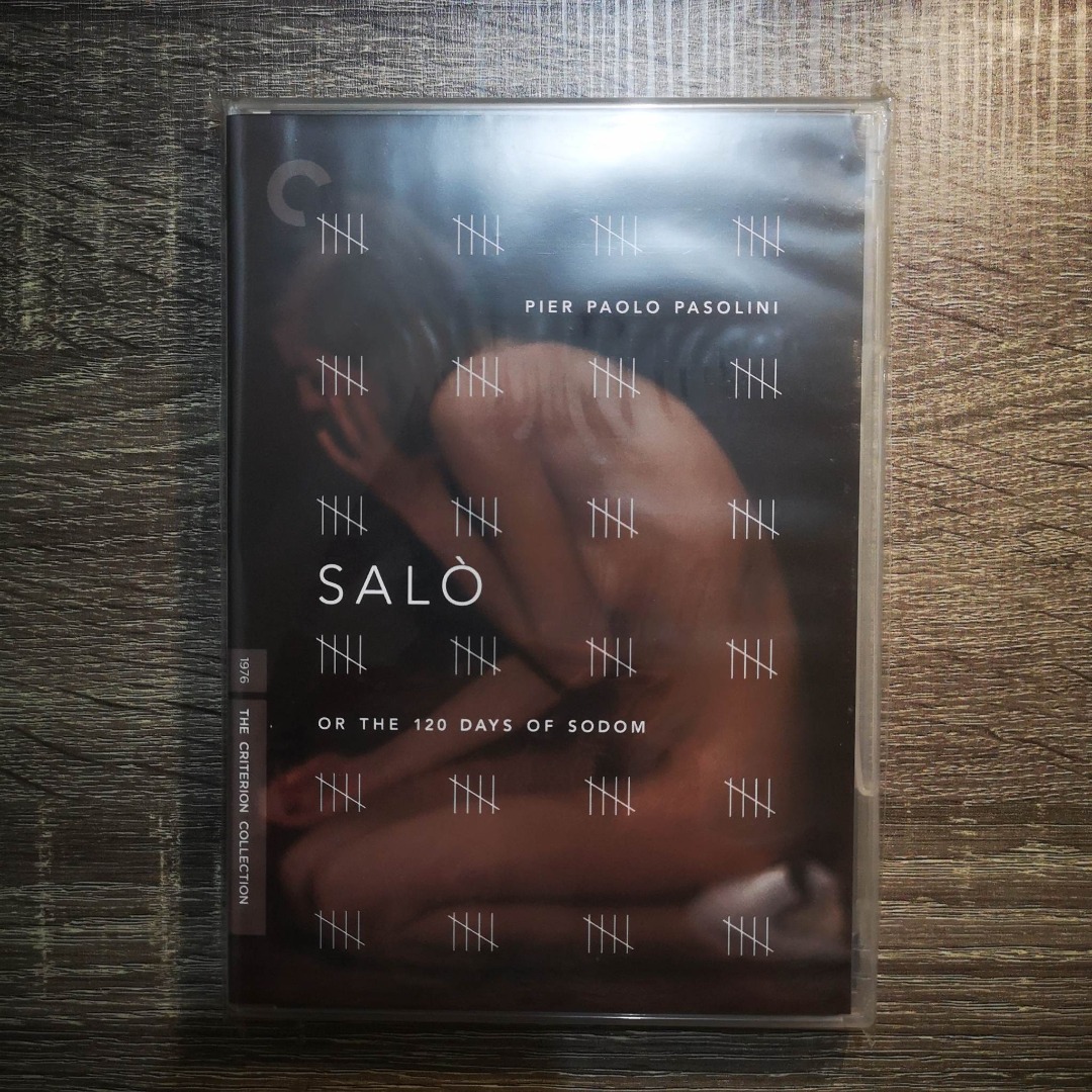 Criterion Collection: Salo or The 120 Days of Sodom DVD, Hobbies & Toys,  Music & Media, CDs & DVDs on Carousell