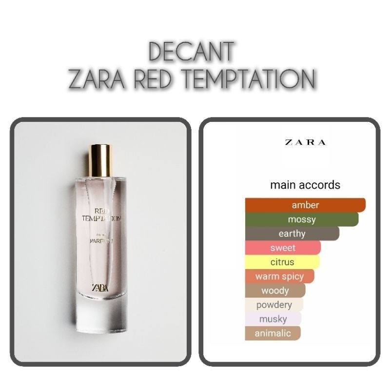 RED TEMPTATION ZARA PERFUME (BACCARAT DUPE), Beauty & Personal Care,  Fragrance & Deodorants on Carousell