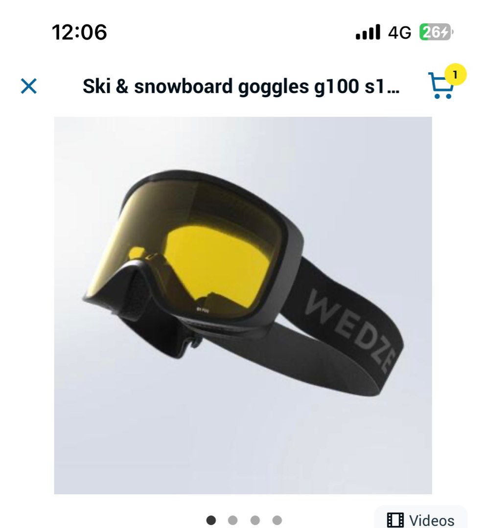 Decathlon ski goggles, Sports Equipment, Other Sports Equipment and