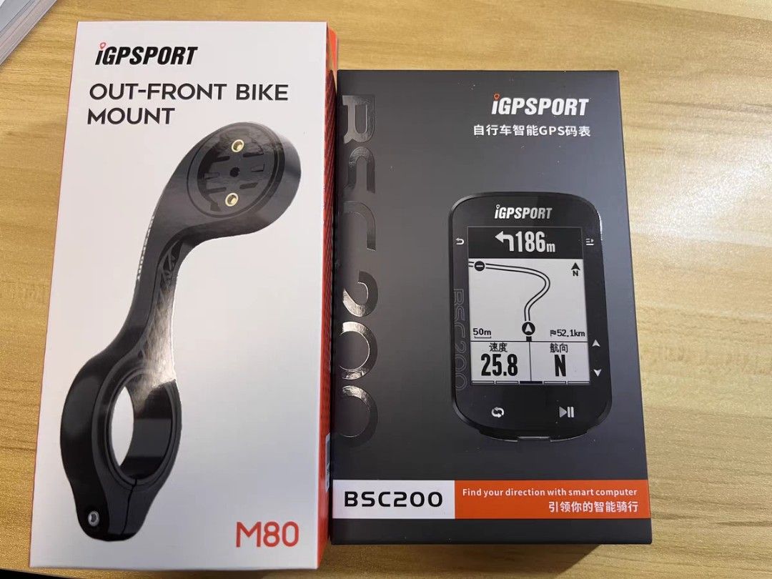 IGPSPORT BSC200(簡中版) GPS Bike Computer , Free Igpsport M80 Out