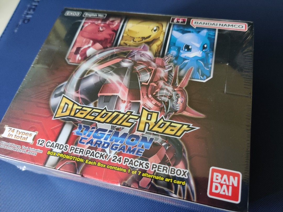Digimon Ex-03 Draconic Roar English, Hobbies & Toys, Toys & Games on  Carousell
