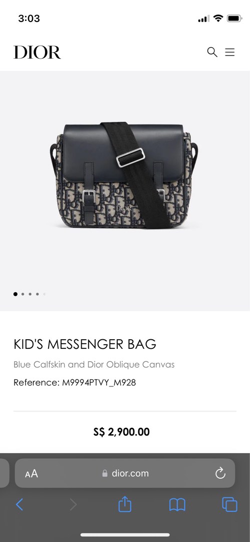 Dior kids sales bags