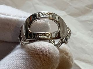 ☘️Dior☘️ silver ring 銀色介指 「USED」size#7