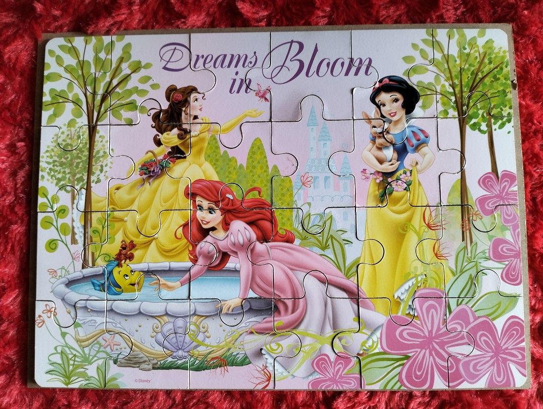 Princess shop wooden puzzle