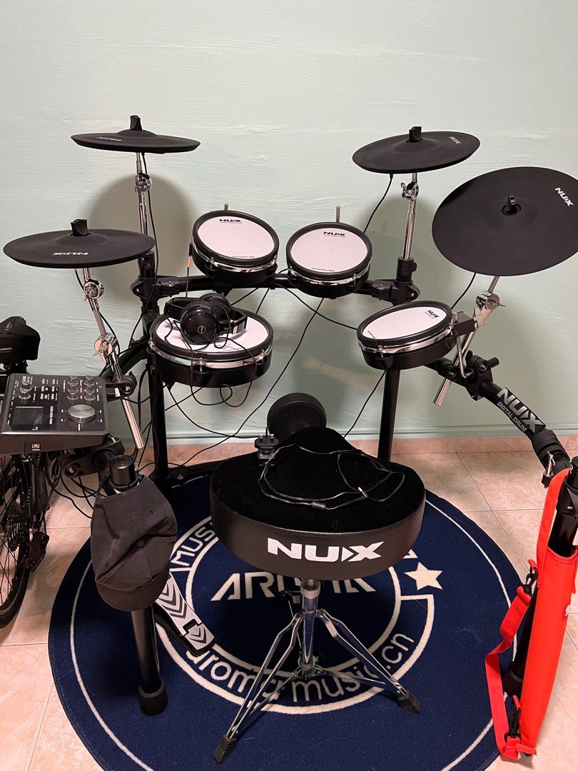 Drum Set NUX DM7X, Hobbies & Toys, Music & Media, Musical Instruments ...