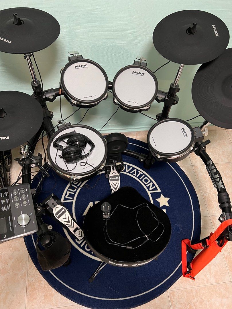 Drum Set NUX DM7X, Hobbies & Toys, Music & Media, Musical Instruments ...