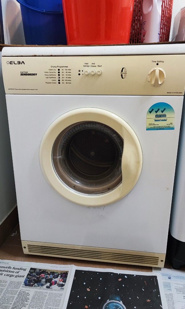 ELBA Dryer Made in England, TV & Home Appliances, Washing Machines and