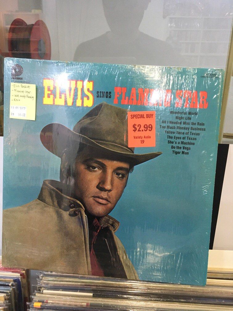 Elvis Presley Elvis Sings Flaming Star lp, Hobbies & Toys, Music