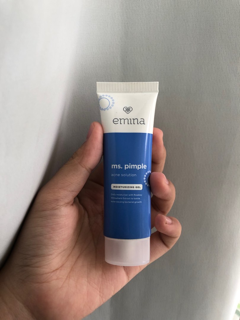 emina ms. pimple moisturizer gel, Kesehatan & Kecantikan, Kulit, Sabun & Tubuh di Carousell