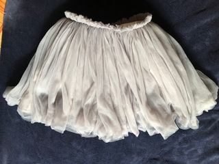 Flofallzique Grey fluffy & thick Tutu skirt 3-4 preloved