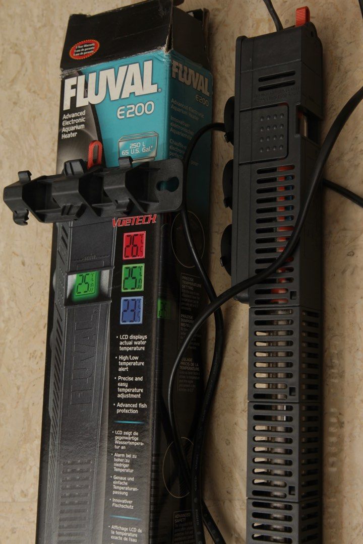 Fluval E200 Smart Heater, Pet Supplies, Homes & Other Pet Accessories