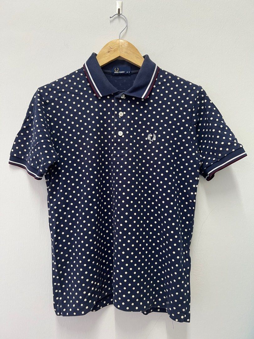 Fred perry polka dot polo shop