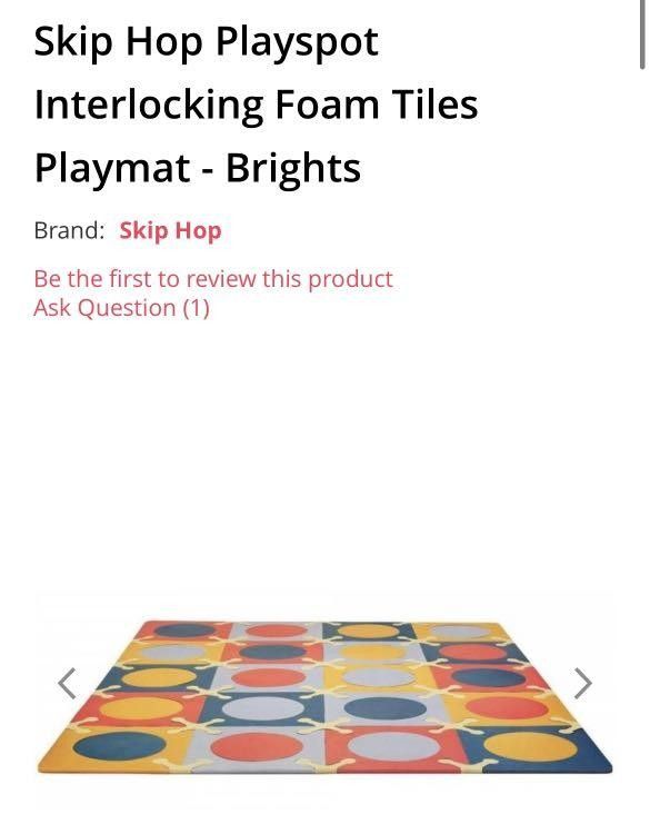 Foam play mat skip hop on sale