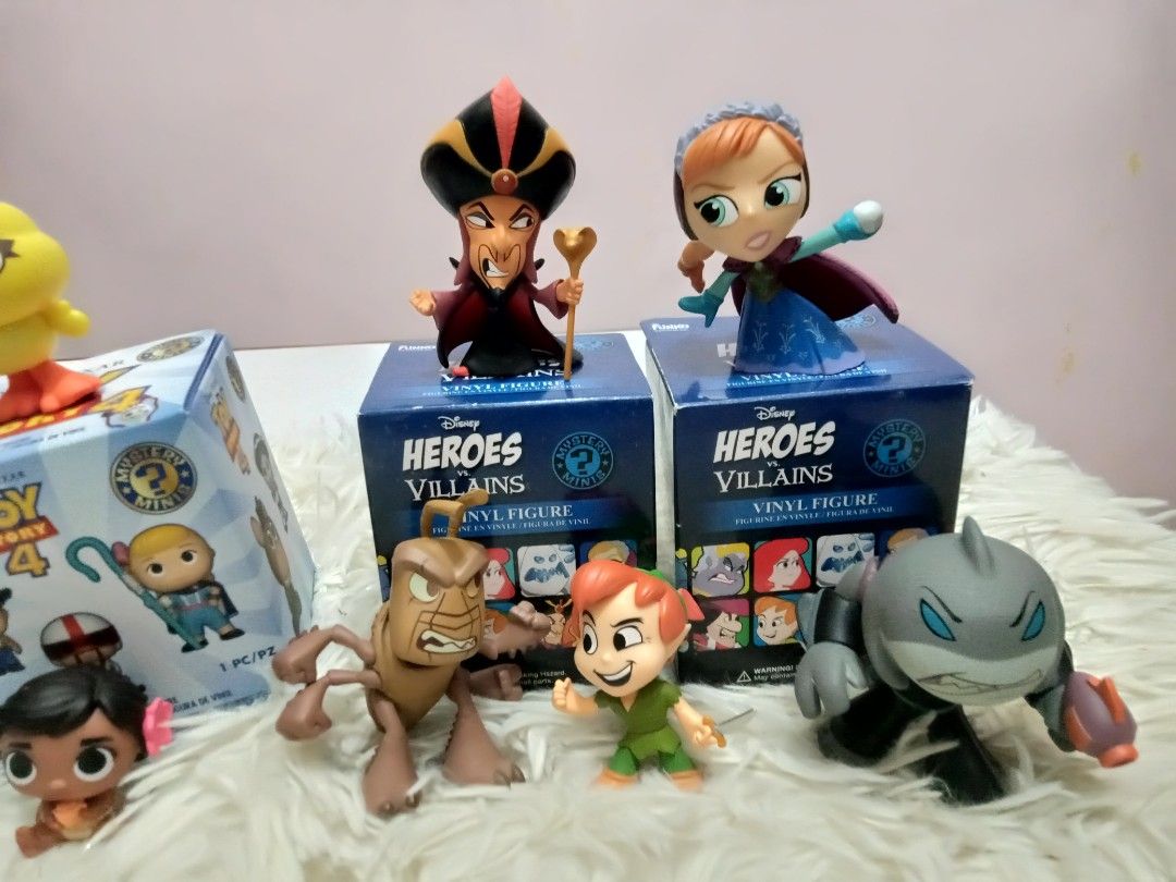 Funko Mystery Minis (Toy Story 4 and Disney Heroes vs Villains