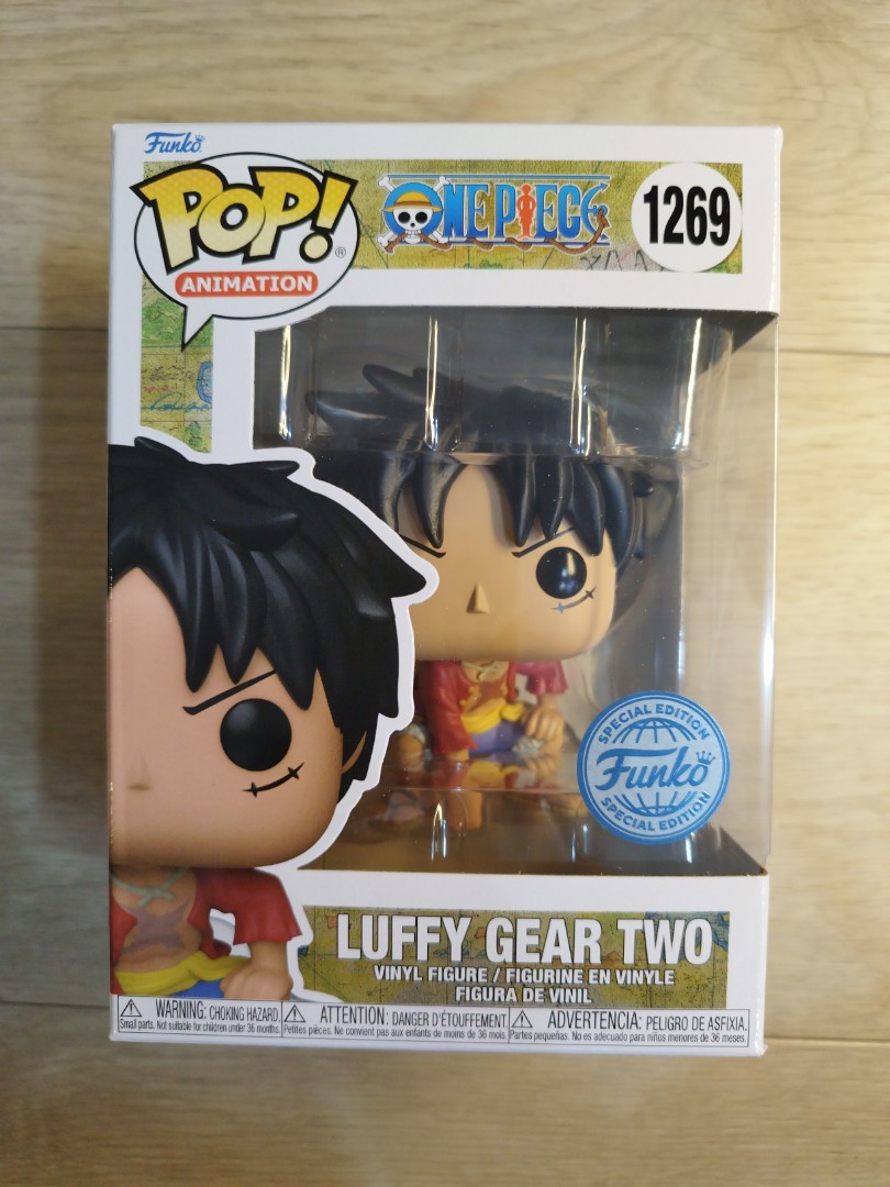 Figurine Funko Pop Luffy Gear Two N°1269 One Piece Chase Funko Spécial  Édition - Funko Pop