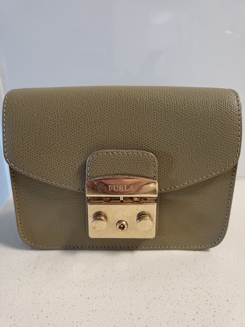 Furla metropolis taupe sale
