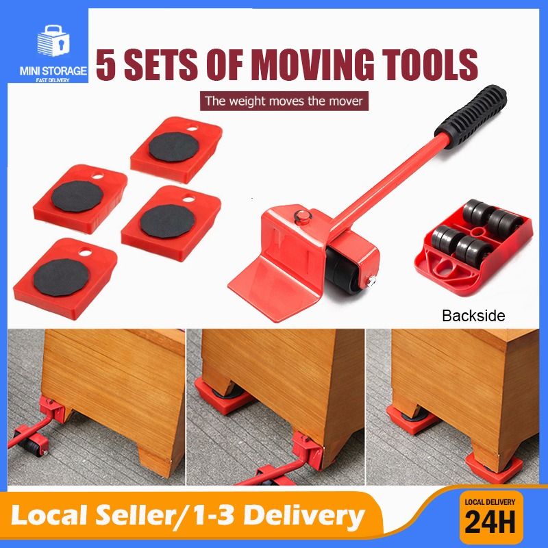 Furniture Mover Tools Set Object Transport Lifter Stuff Carrying Glider ...
