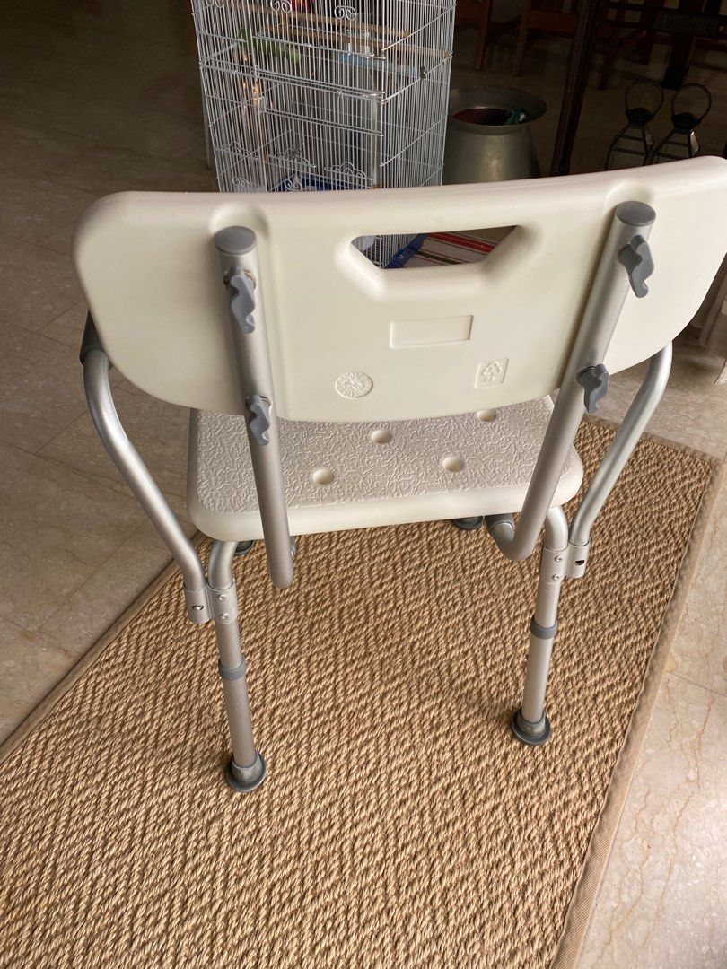 Geriatric Shower Chair, Furniture & Home Living, Bathroom & Kitchen