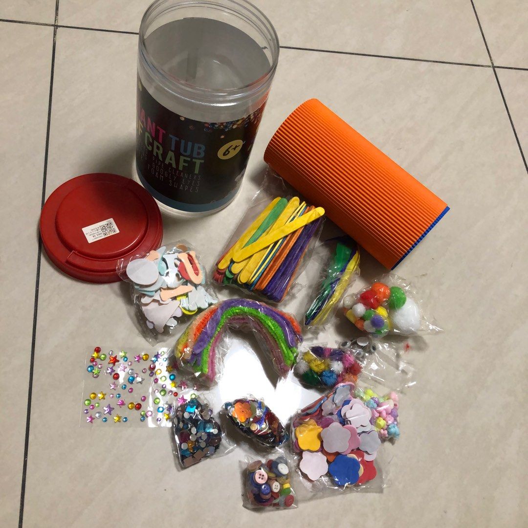 Giant Tub of Craft Supplies, Hobbies & Toys, Stationery & Craft, Craft