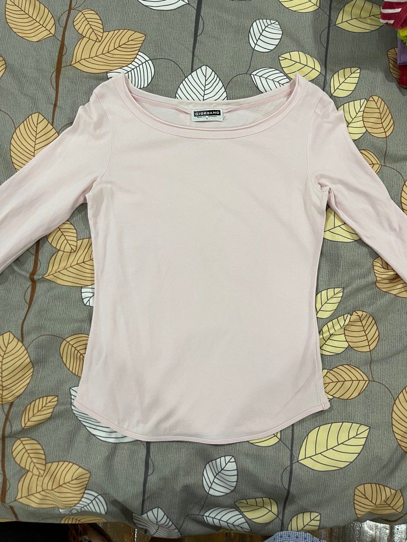 Giordano Pink Longsleeves (Category: Longsleeves) located in Lucena. Submitted by rdct_ (Listing ID 1217532538, Image 1). Description: Giordano Plain Pink Longsleeves .