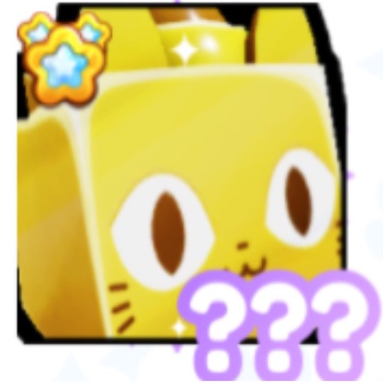 Golden Huge Festive Cat Pet Simulator X, Video Gaming, Gaming