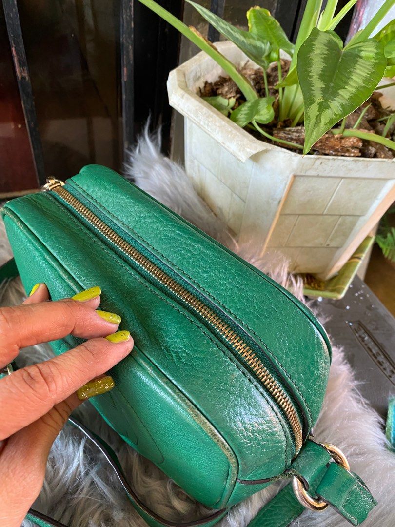 GUCCI DISCO SLING (Category: Luxury Bags & Wallets) located in Bacolod City. Submitted by chuchaystuffs (Listing ID 1217455369, Image 3). Description: Signs of use only with code at stamp pls pa double check gln. Po self authentication. Is advised .