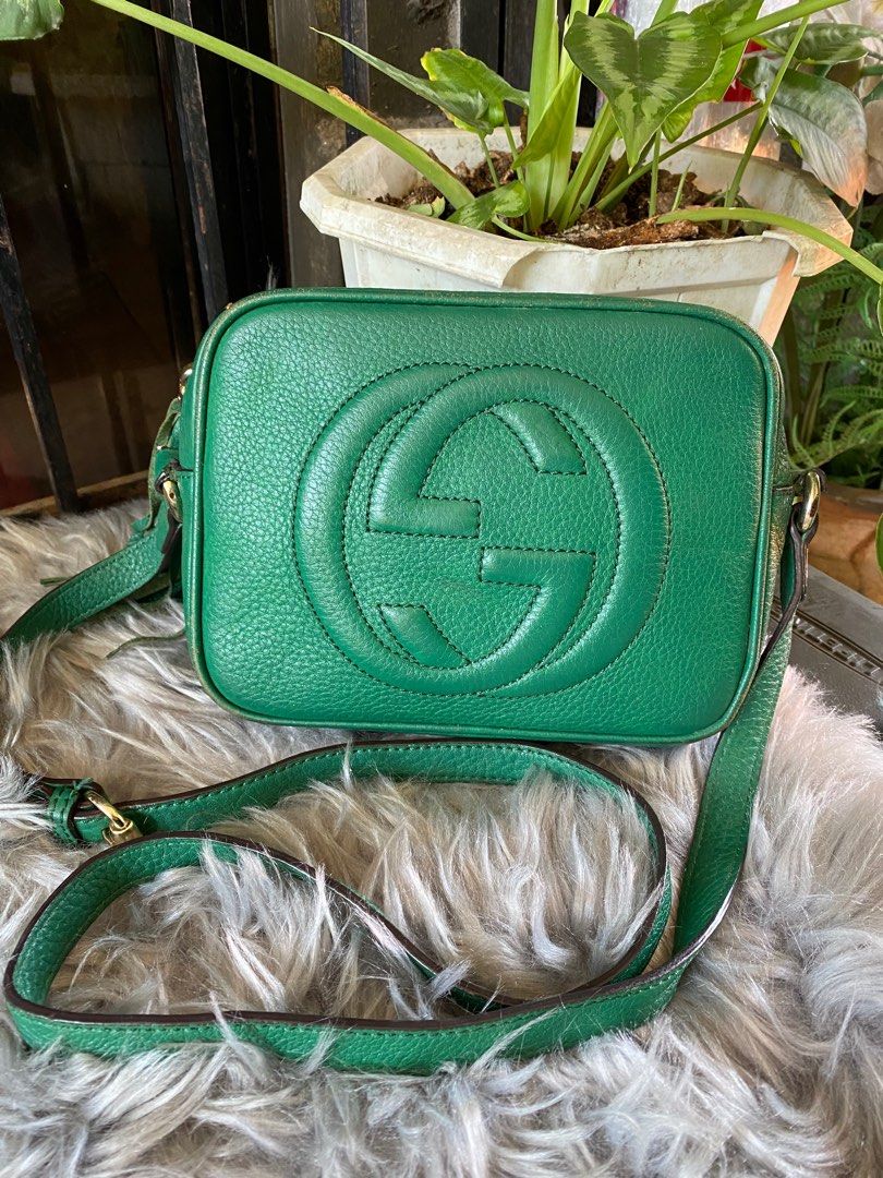 GUCCI DISCO SLING (Category: Luxury Bags & Wallets) located in Bacolod City. Submitted by chuchaystuffs (Listing ID 1217455369, Image 1). Description: Signs of use only with code at stamp pls pa double check gln. Po self authentication. Is advised .