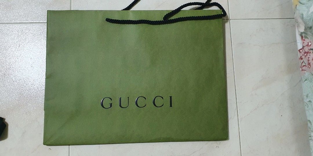 Green gucci hotsell shopping bag