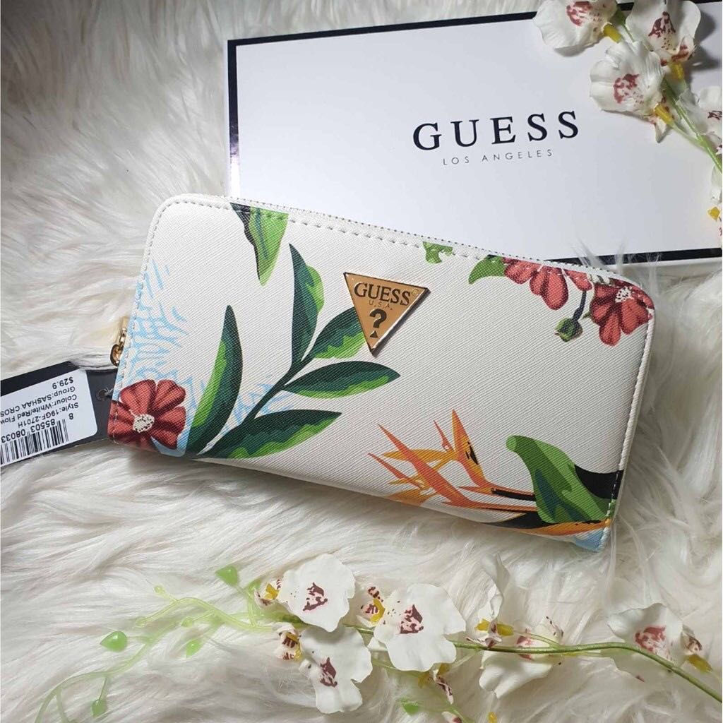 Guess Floral Purse Clearance, Women's Fashion, Bags & Wallets, Purses