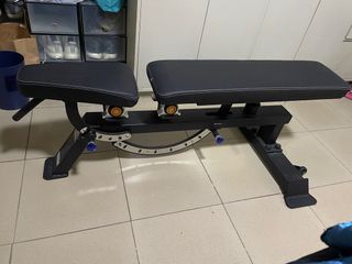 Heavy duty adjustable bench press