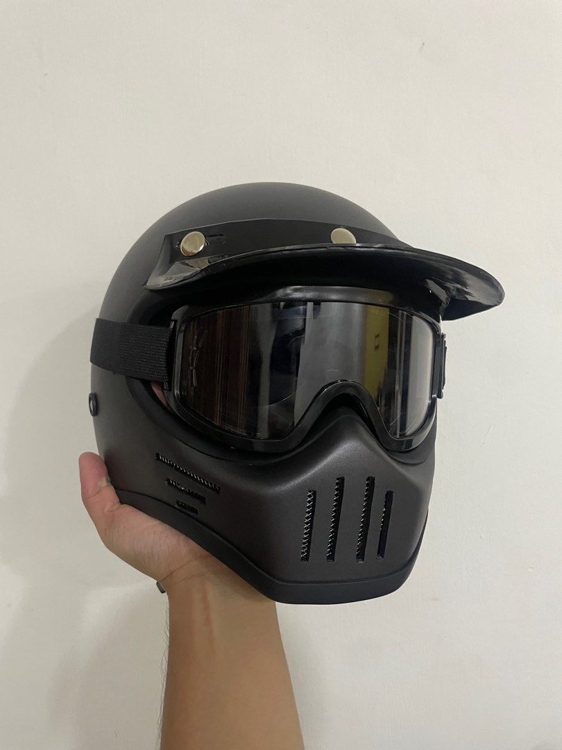 Helm retro full face new arrivals custom