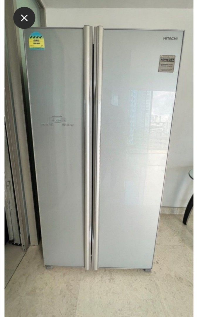 Hitachi double door Refrigerator, TV & Home Appliances, Kitchen