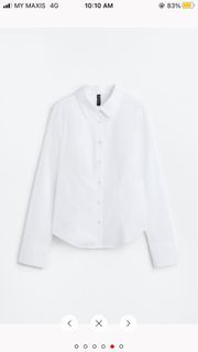 h&m fitted shirt