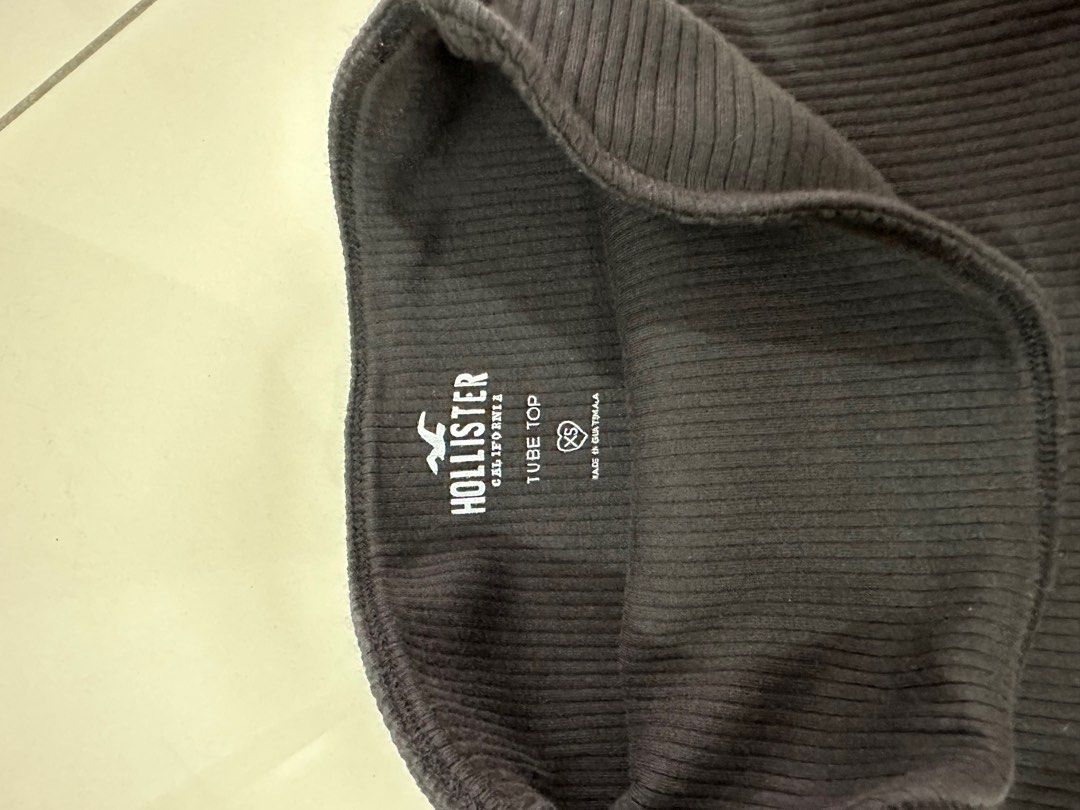 Hollister ultra crop tube top sales