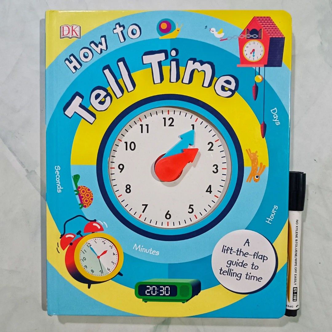 How to Tell Time: A Lift-the-Flap Guide to Telling Time