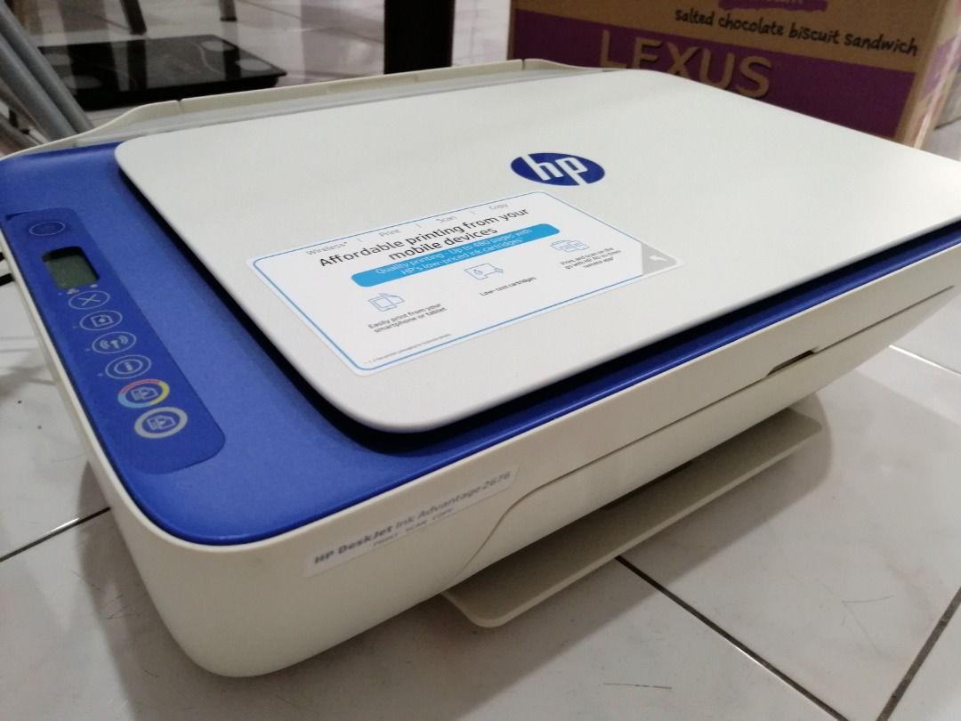 HP Deskjet Ink Advantage 2676 Wireless Can Power Power On But Unable To