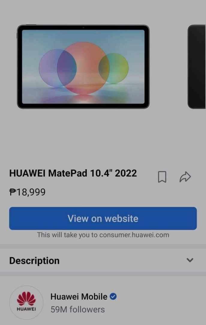 Huawei Matepad : Model: BAH4-L09, Mobile Phones & Gadgets, Tablets ...