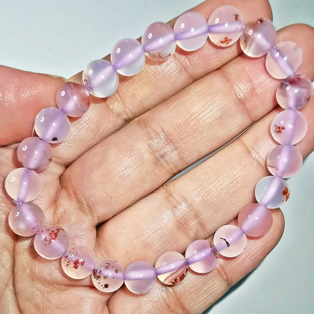 Purple agate grounding bracelet hot sale