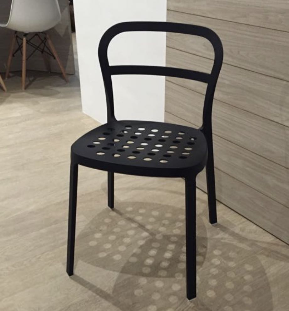 Ikea store aluminum chairs