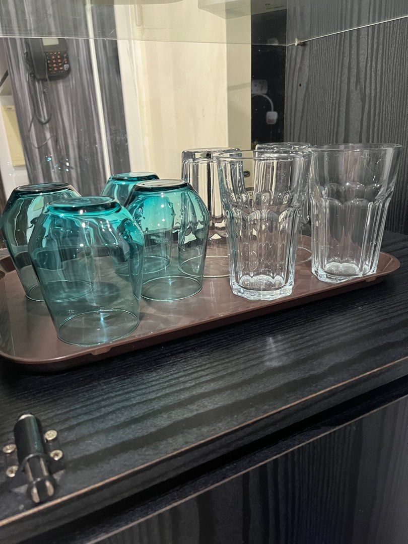 IKEA glass cups, Furniture & Home Living, Kitchenware & Tableware ...
