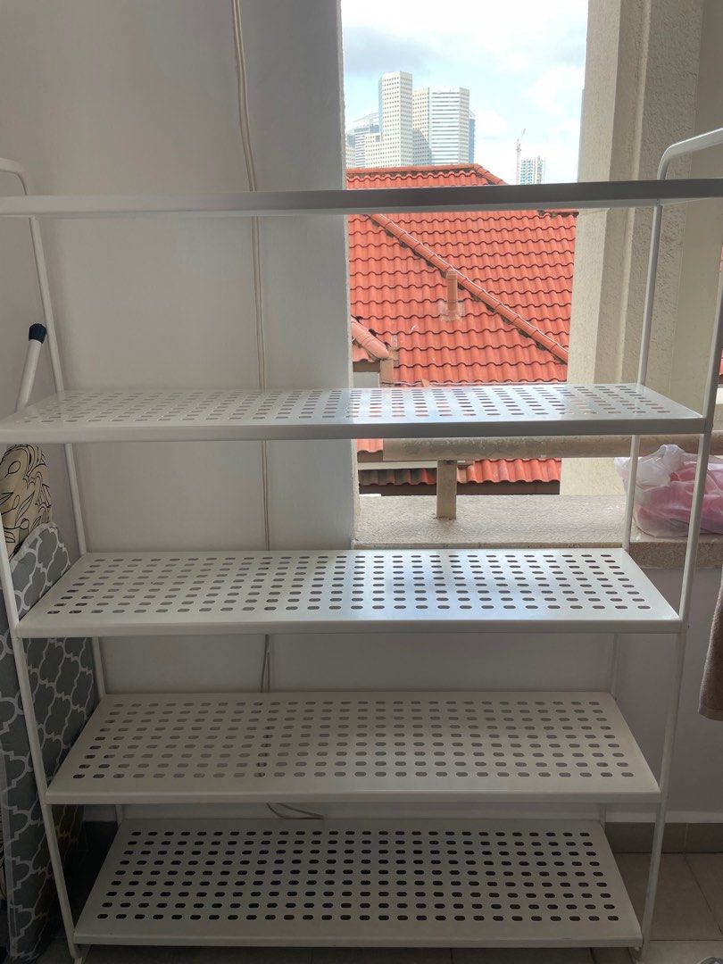 Ikea Metal Rack, Furniture & Home Living, Furniture, Shelves,