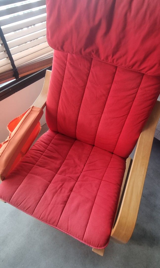 IKEA poang chair, Furniture & Home Living, Furniture, Chairs on Carousell