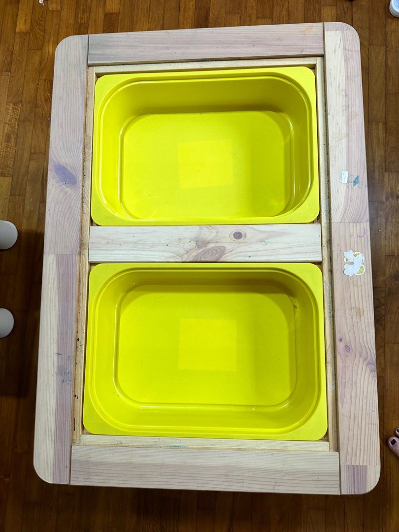 Ikea storage table and chairs, Babies & Kids, Baby Nursery & Kids