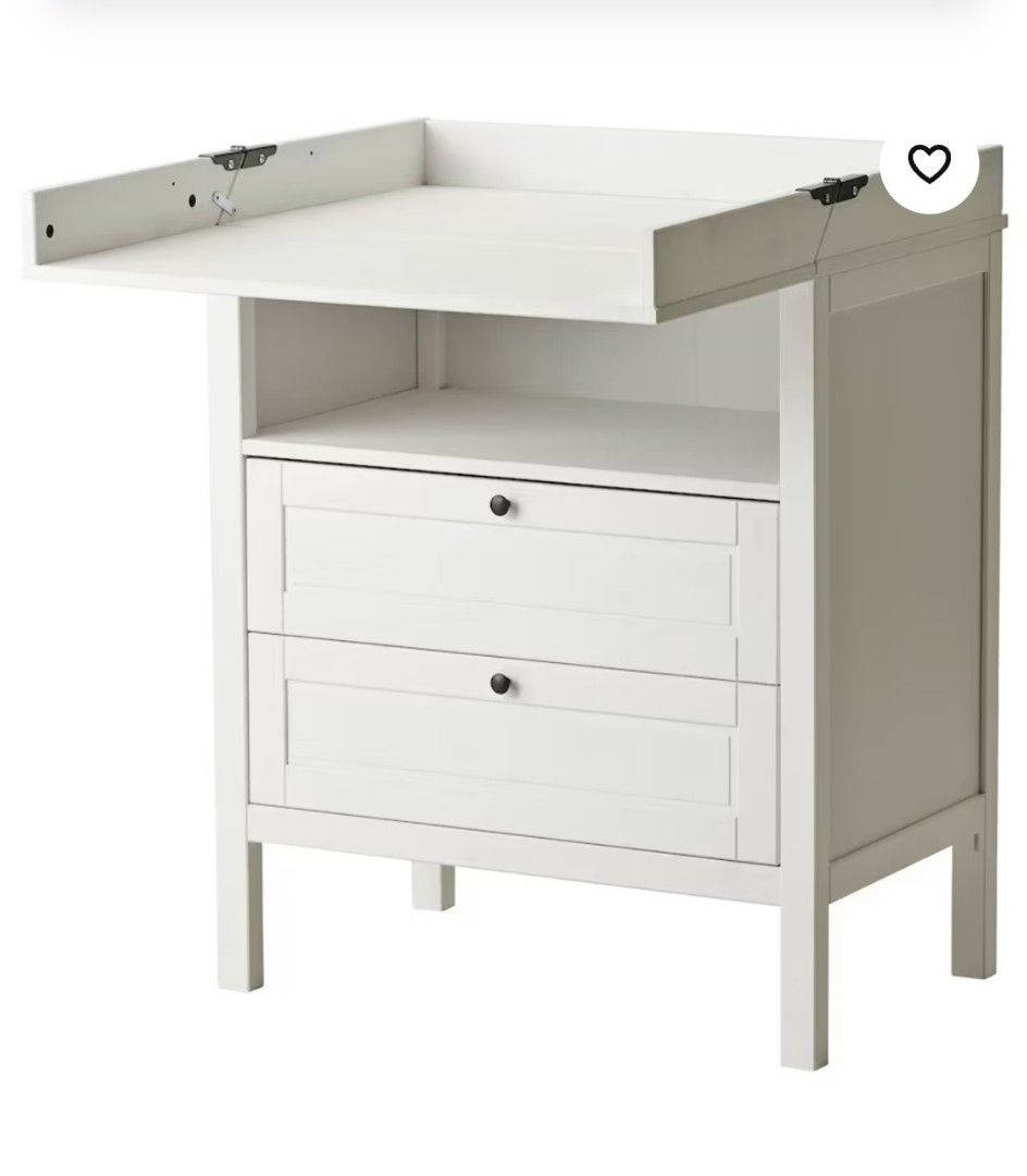 Ikea sundvik changing table & drawers, Babies & Kids, Baby Nursery