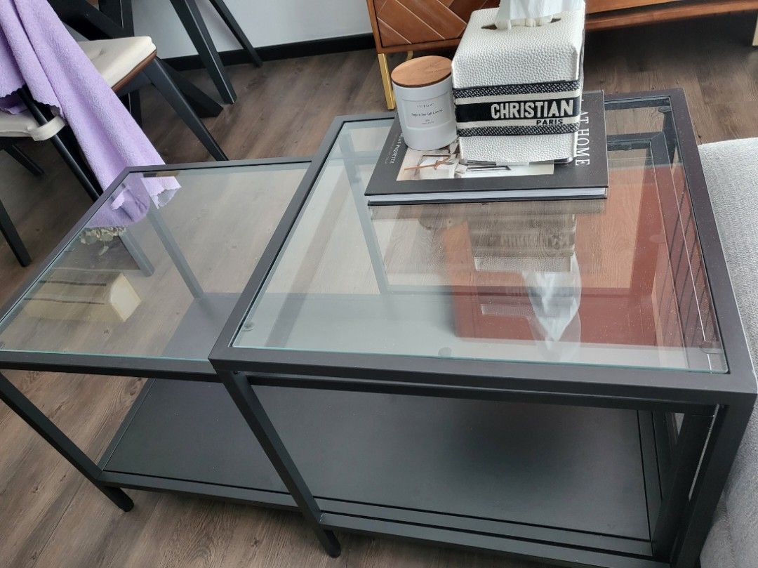 Ikea Vittsjo nesting tables, Furniture & Home Living, Furniture, Tables